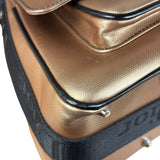 Christian Dior Bronze Coated Canvas Hardcore Shoulder Bag