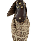 Fendi Zucca Chef Flap Shoulder Bag