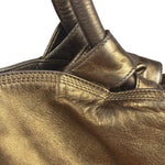 Loewe Vintage Metallic Brown Nappa Aire Hobo Tote Bag
