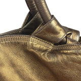 Loewe Vintage Metallic Brown Nappa Aire Hobo Tote Bag