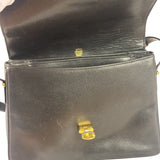 Gucci Black Leather Flap Bag