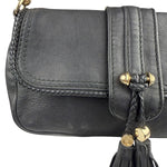 Gucci Black Leather Marrakech Evening Shoulder Bag