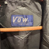 Vow Vintage Black Leather Long Coat