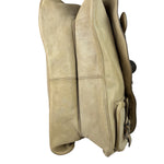 Christian Dior Beige Large Gaucho Double Saddle Shoulder Bag