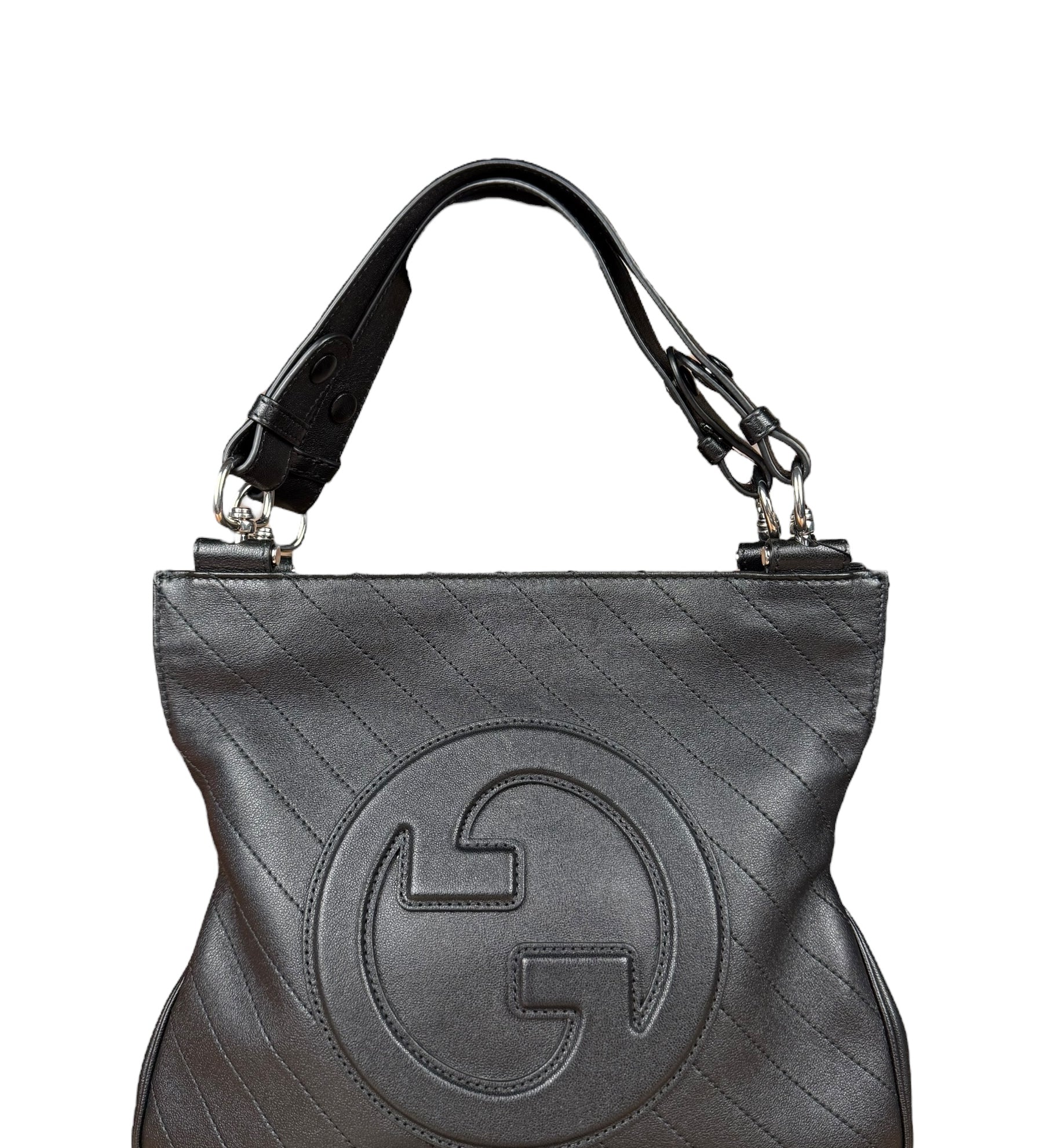 Gucci Blondie Leather 2Way Bag Black