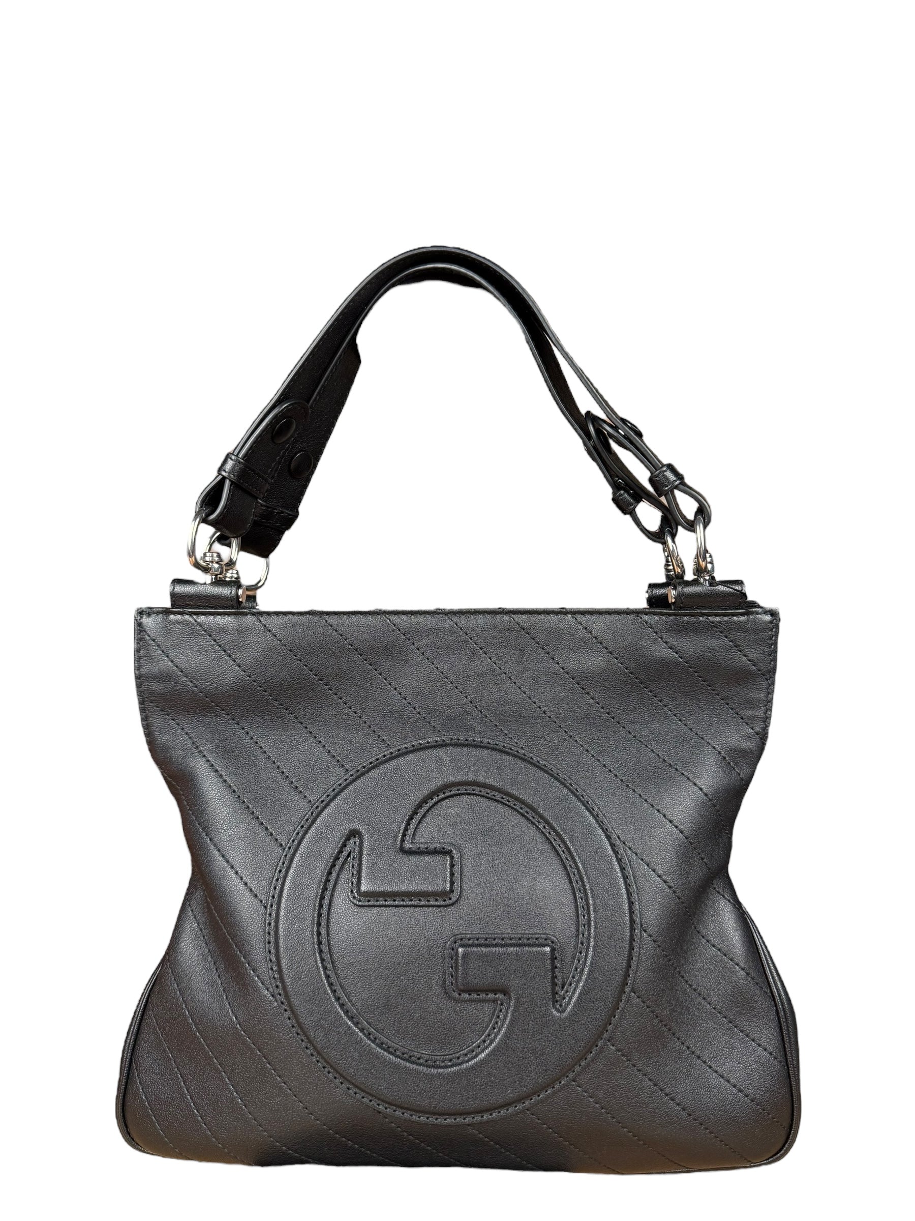 Gucci Blondie Leather 2Way Bag Black