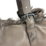Bottega Veneta Intrecciato Leather Fringe Handbag