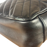 Gucci GG Black Marmont Leather Medium Shoulder Bag