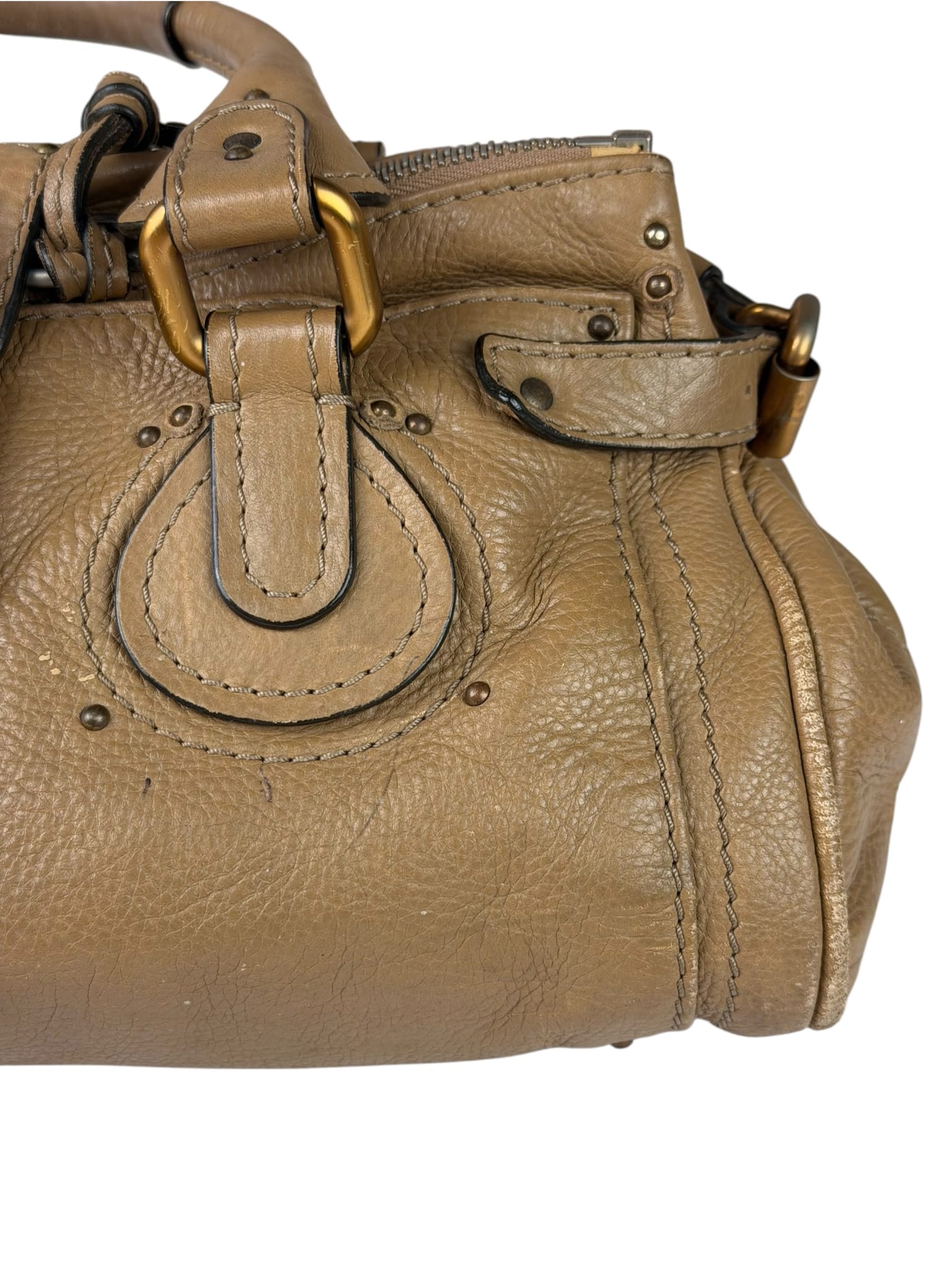 Chloe Brown Leather Paddington Shoulder Bag