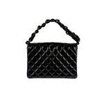 Chanel Vintage Black Leather In The Business Flap Handbag 1996