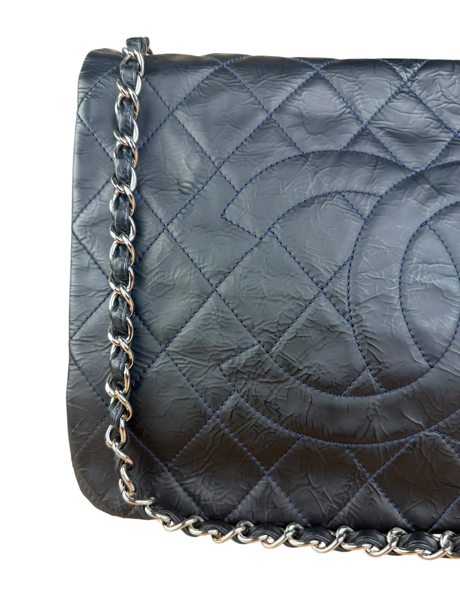 Chanel Black Leather Reissue 2.55 Flap Shoulder Bag 1999