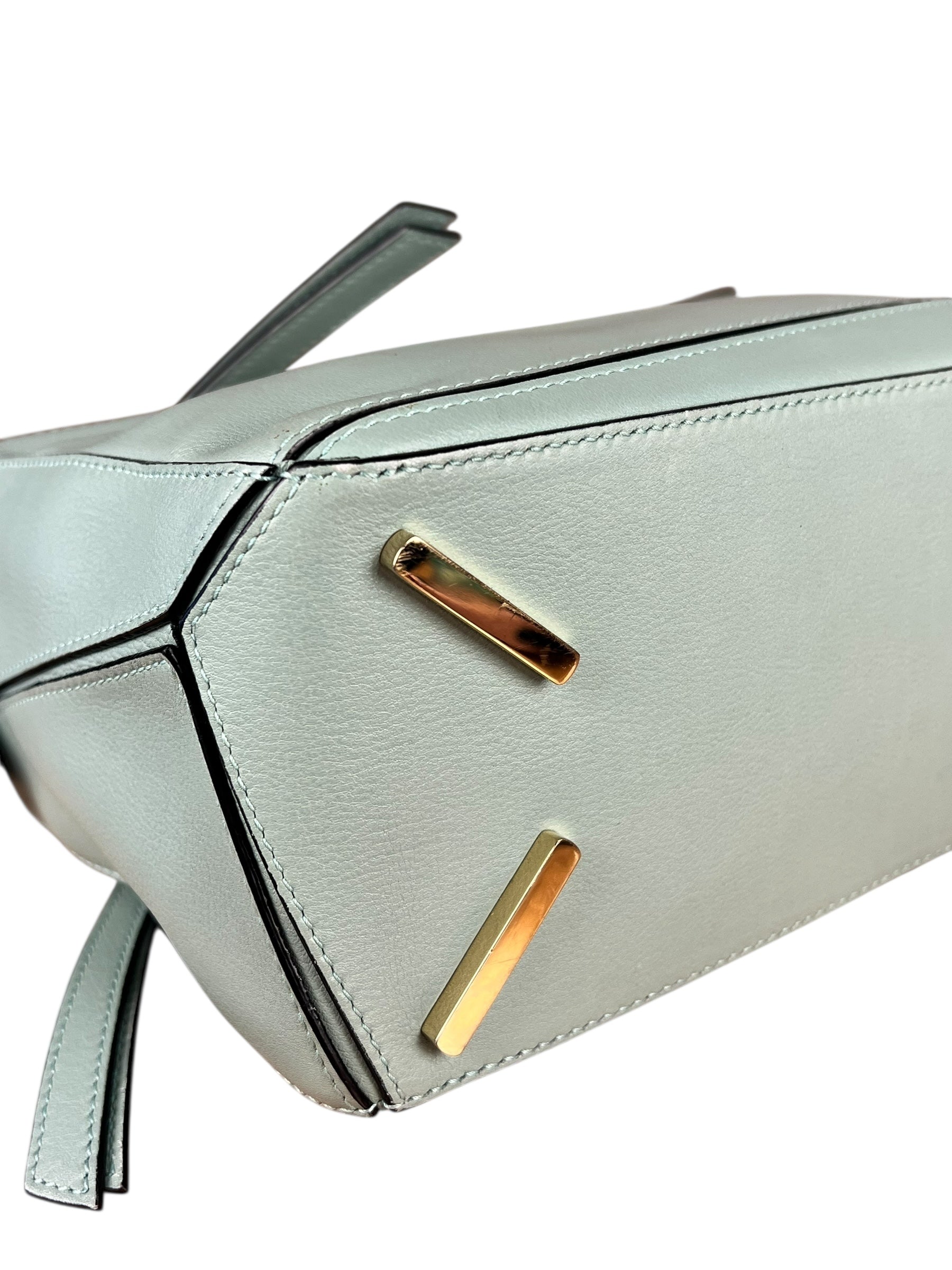 Loewe Green Medium Puzzle Bag