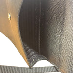 Prada Black Leather Saffiano Phone Holder