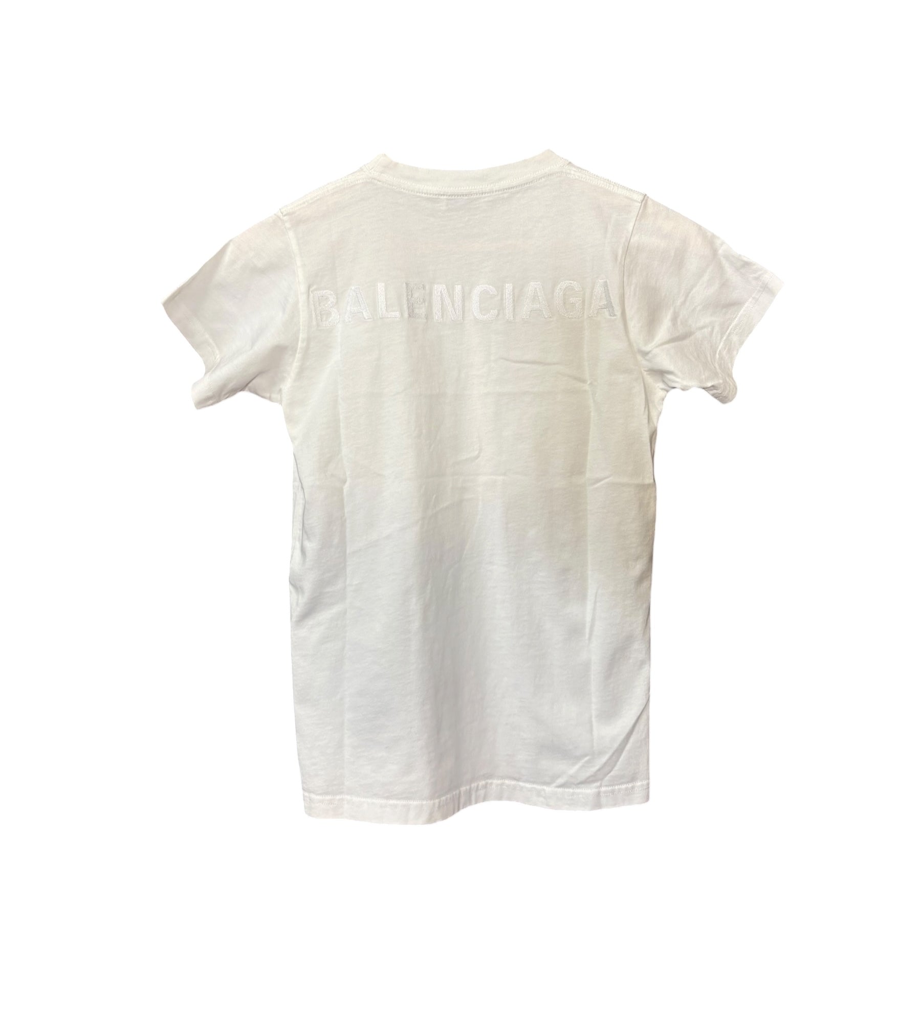 Balenciaga White Logo T-Shirt