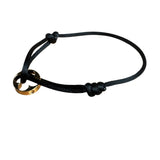 Louis Vuitton Black Empriente Cord Bracelet
