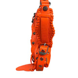 Balenciaga Orange Leather XS Le Cagole Shoulder Bag