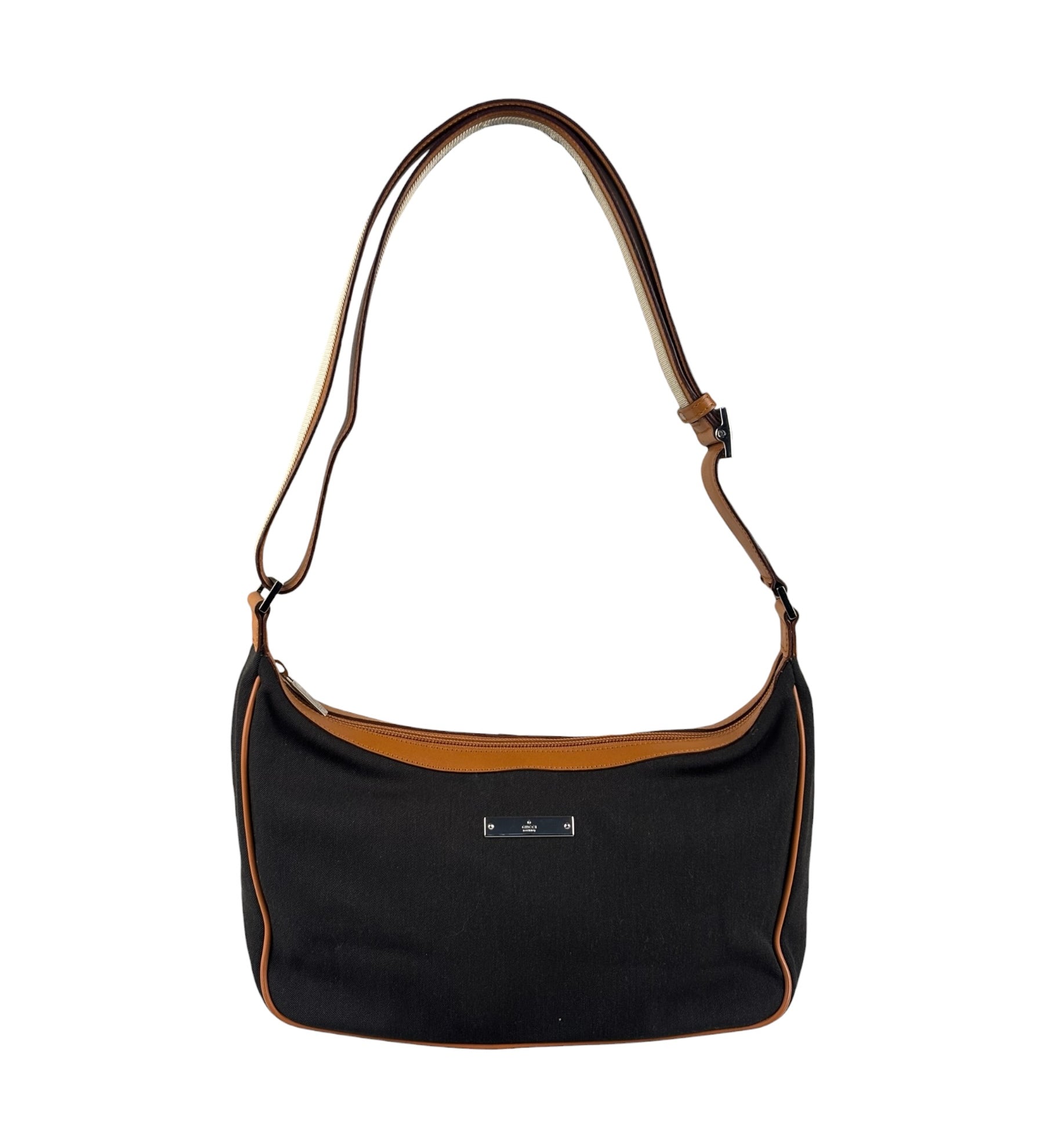 Gucci Vintage Brown Leather Lined Hobo Shoulder Bag