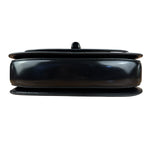 Gucci Vintage Black Leather Bamboo Top Handle Shoulder/Hand Bag