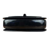 Gucci Vintage Black Leather Bamboo Top Handle Shoulder/Hand Bag