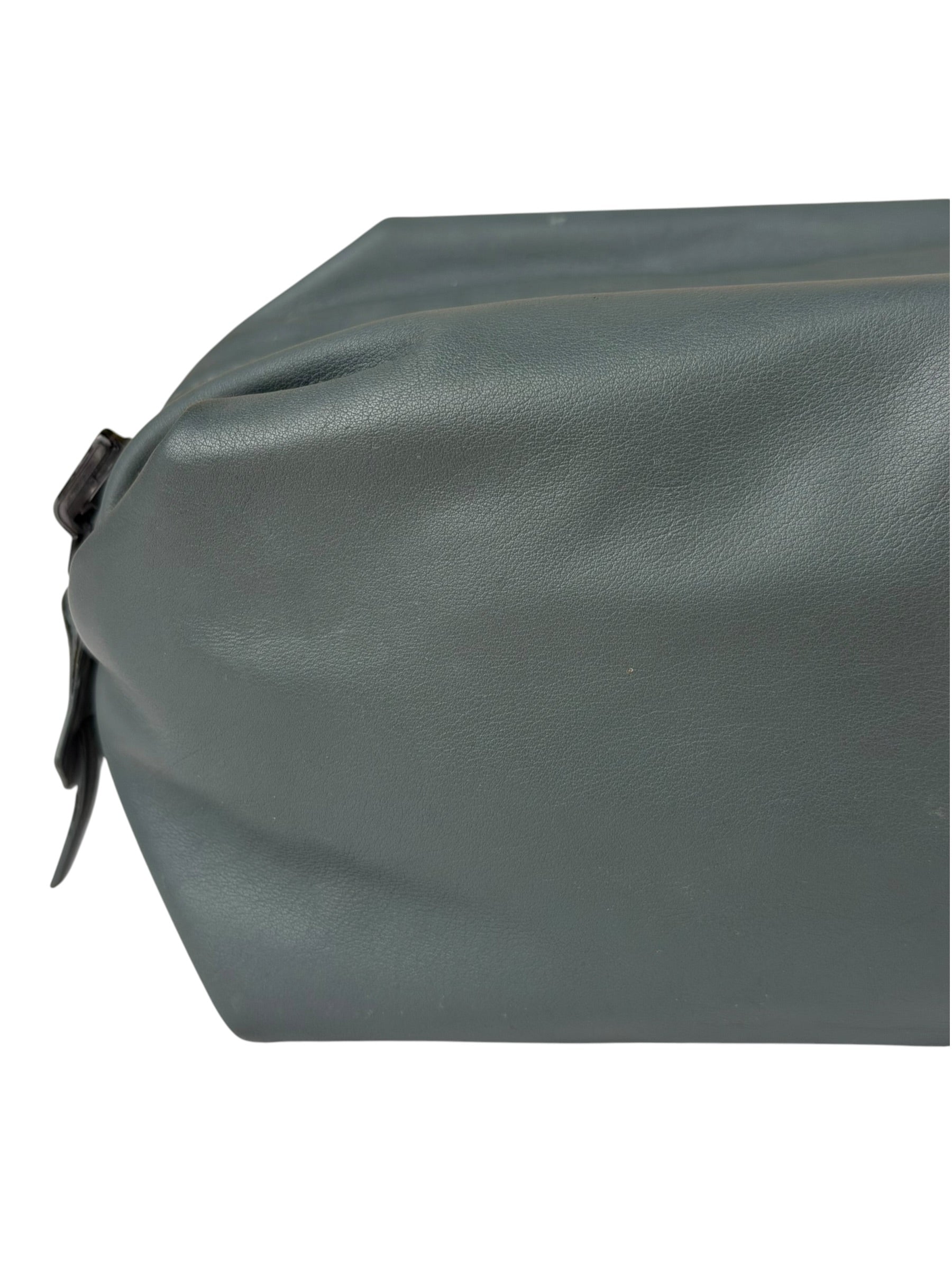 Bottega Veneta Grey Leather Pouch