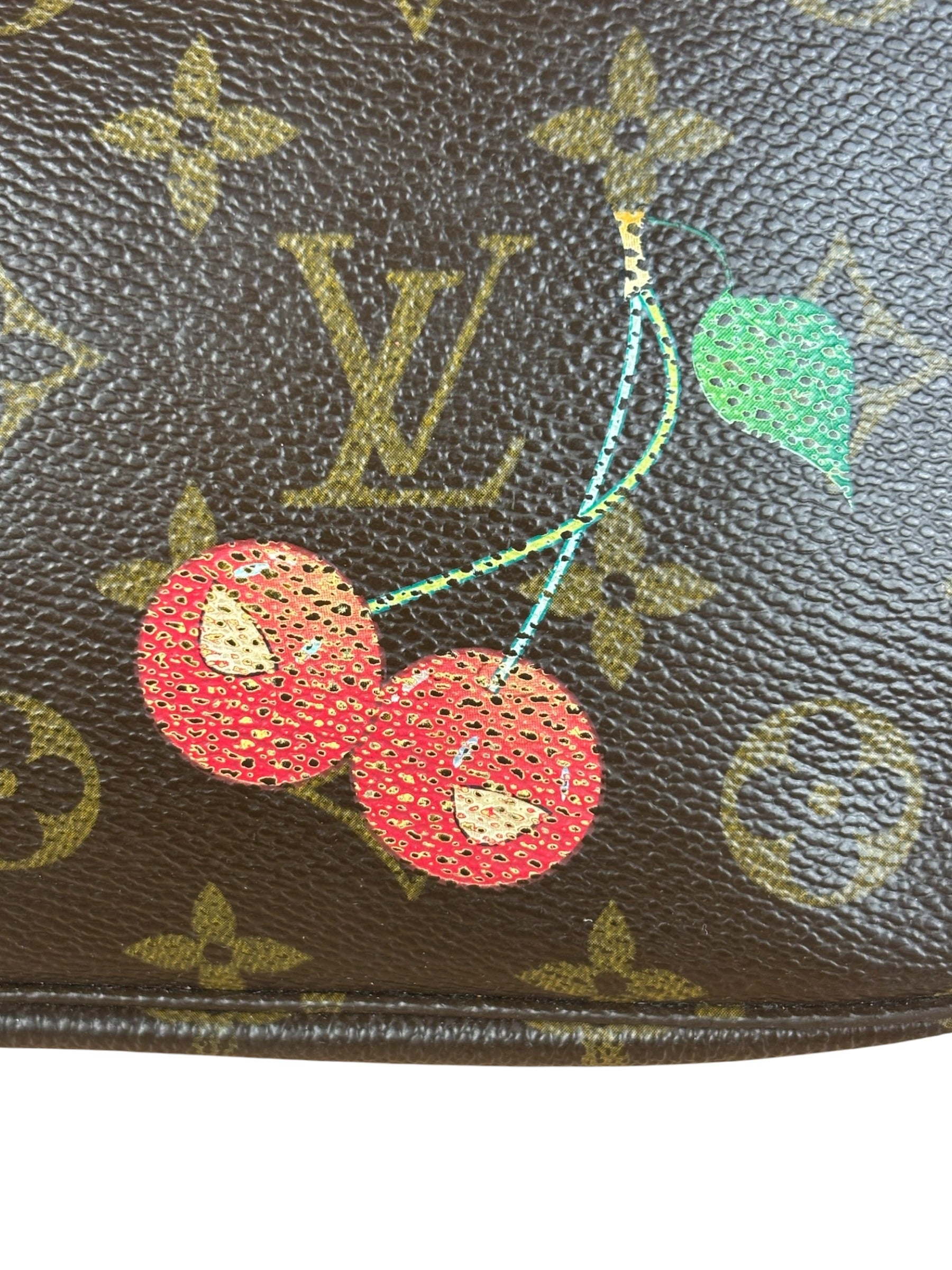 Louis Vuitton Vintage Murakami Cherries Pochette Shoulder Bag