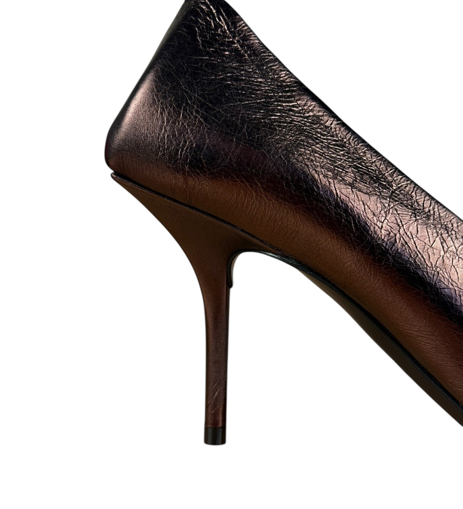 Balenciaga Brown Cagole BB Heel