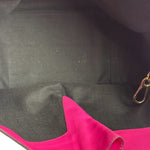 Loewe Pink/White Leather M Hammock Bag