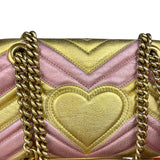 Gucci GG Metallic Marmont S Flap Bag