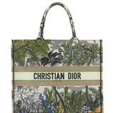 Christian Dior Large Toile De Jour Tropicalia Book Tote