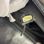 Chanel Black Lambskin Chocolate Bar Quilted Chain Shoulder Bag 2000