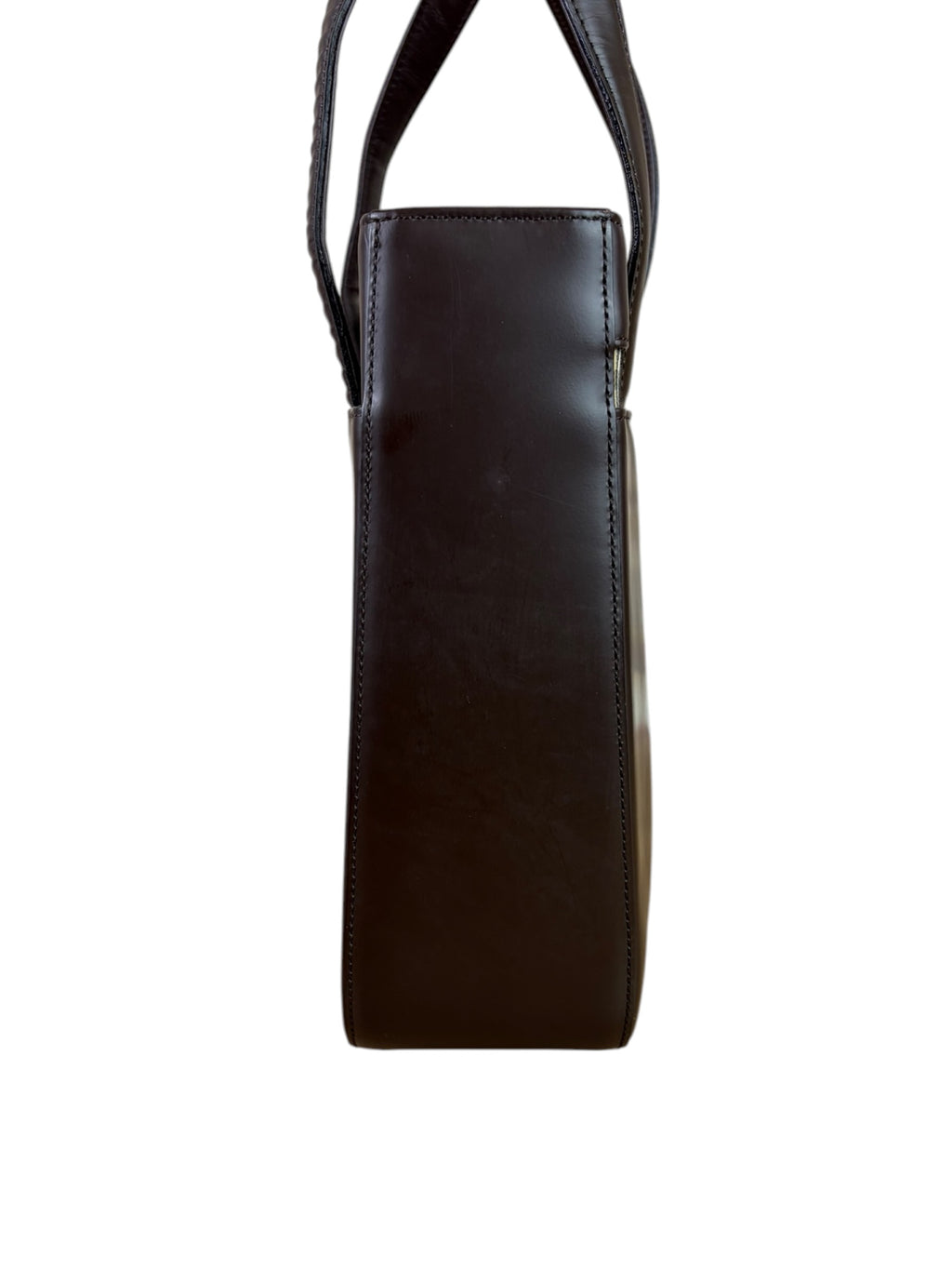 Burberry Brown Leather House Check Tote