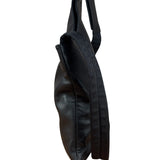 Prada Black Leather Sleek P&D Crossbody Bag