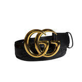 Gucci Puff Monogram GG Buckle Belt