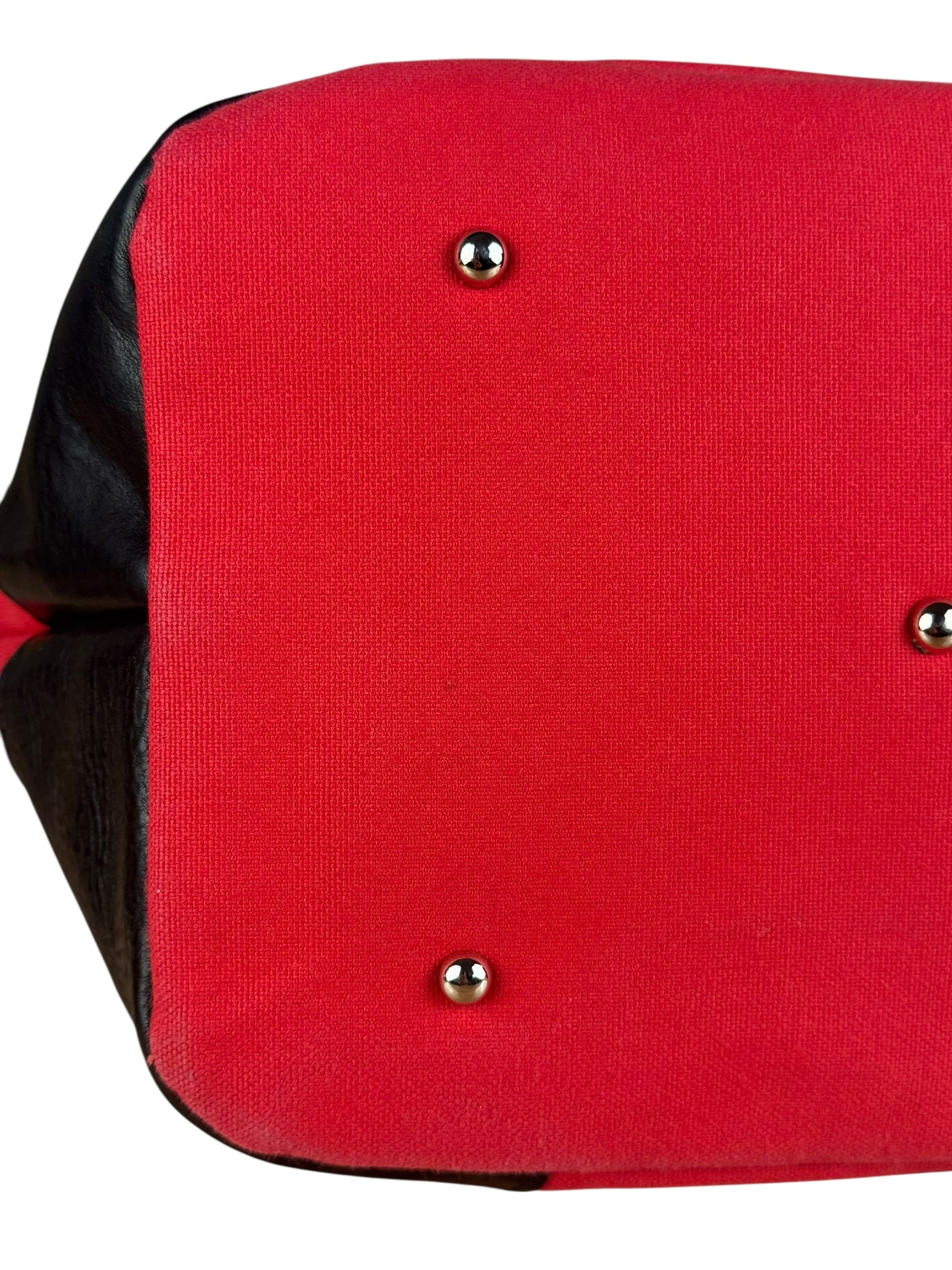 Vivienne Westwood Red Canvas Tote Bag