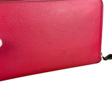 Hermes Pink Epsom Leather Silk'In Long Wallet