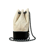 Chanel Beige Gabrielle Quilted Two-Tone Chain Backpack 2018