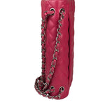 Chanel Pink Quilted Lambskin Jumbo Double Flap Bag 2014