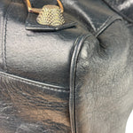 Balenciaga Vintage Navy Leather City Two-Way Bag