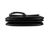 Saint Laurent Black Monogram Patent Leather Shoulder Bag