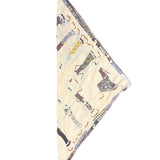 Moschino Vintage Olive Oyl Silk Scarf