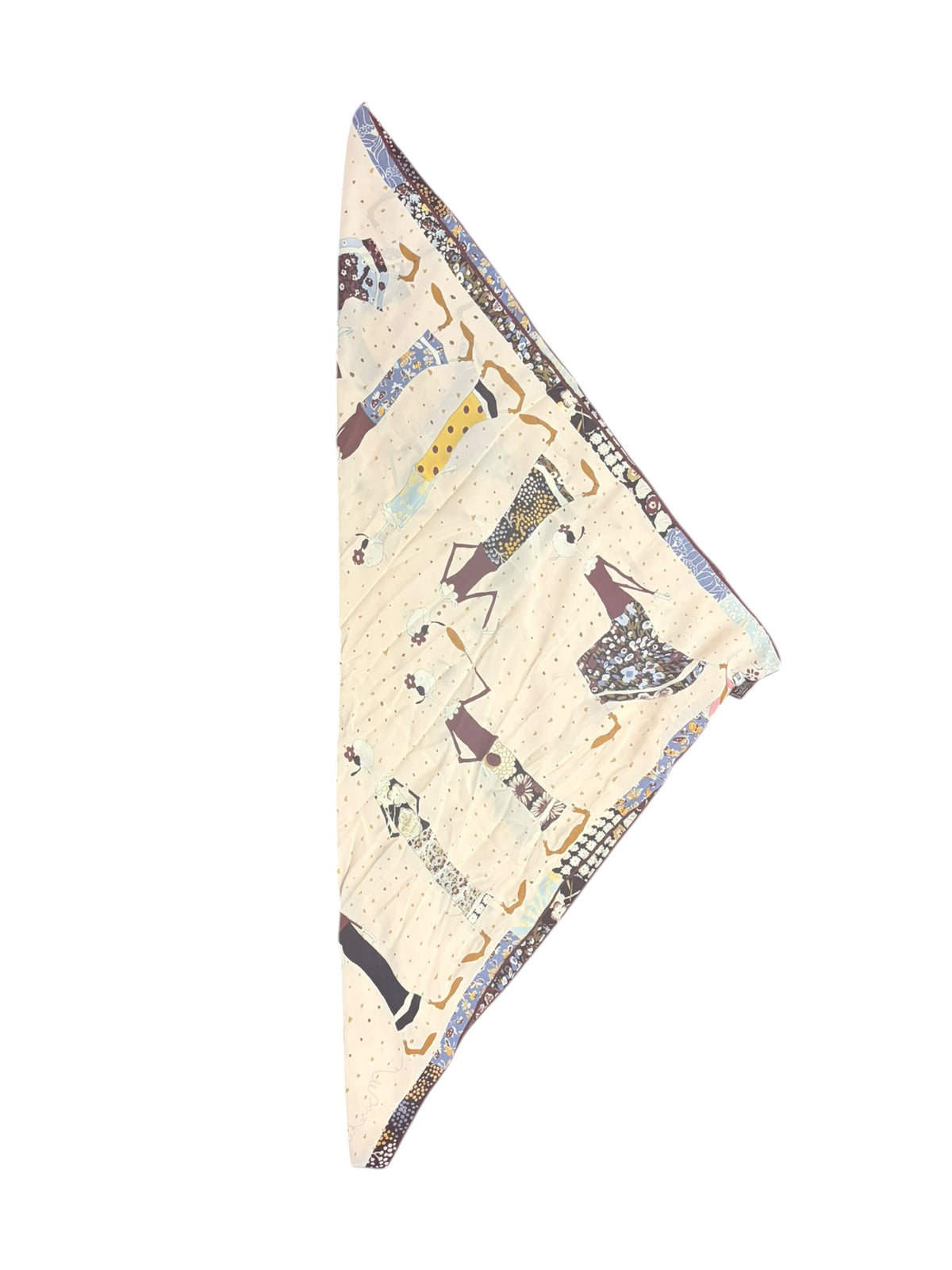 Moschino Vintage Olive Oyl Silk Scarf