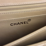 Chanel M Beige Lambskin Envelope Flap 1997