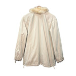 Ealman Vintage Beige Nylon Fur Lined coat