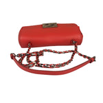 Fendi Coral Pink Leather Mini Baguette