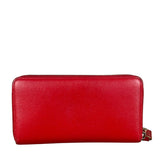 Vivienne Westwood Red Long Zip Orb Wallet