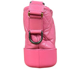 Chanel Pink Quilted Leather Small Gabrielle Hobo Bag 2019