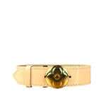 Louis Vuitton Monogram Vernis Logo Bracelet Yellow