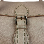 Fendi Light Pink Metallic Vintage Selleria Stitch Lina Handbag