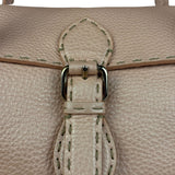 Fendi Light Pink Metallic Vintage Selleria Stitch Lina Handbag