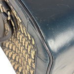 Christian Dior Vintage Navy Oblique Travel Bag